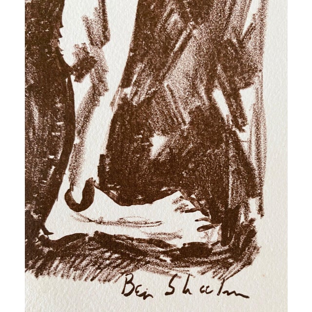 Mid 20th Century Ben Shahn, Ben Shahn Original Lithograph From Portfolio - Levana & Our Ladies Of Sorrow, 1931 For Sale - Image 5 of 7