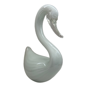 Vintage Murano Glass Swan Sculpture