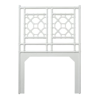 Lattice Back Headboard Twin - White For Sale