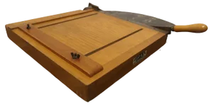 Large Dryad Wooden Paper Guillotine, 1920s