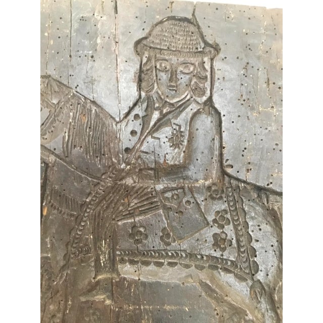 Figurative 18th Century Continental Carved Wood Cake Mold For Sale - Image 3 of 12