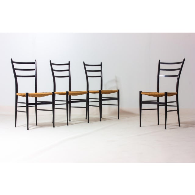 Spinetto Chairs from Chiavari, 1960s, Set of 8 For Sale - Image 6 of 12