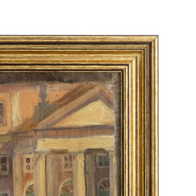 António José Da Costa, Landscape with Classical Building, Oil Painting For Sale - Image 4 of 6