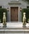 Cream Pair of Cast Stone Seated Greyhound Garden Statues For Sale - Image 8 of 9