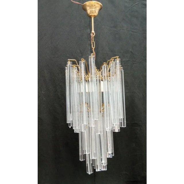 Chandelier from VeArt, 1960s For Sale - Image 9 of 9