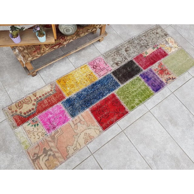 Anatolian Wool Vintage Carpet For Sale - Image 10 of 10