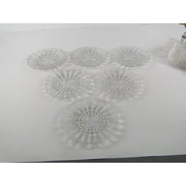 Cora Dessert Set by J. Drost, Ząbkowice Gospodarcza Huta, Poland, 1970s, Set of 6 For Sale - Image 8 of 9