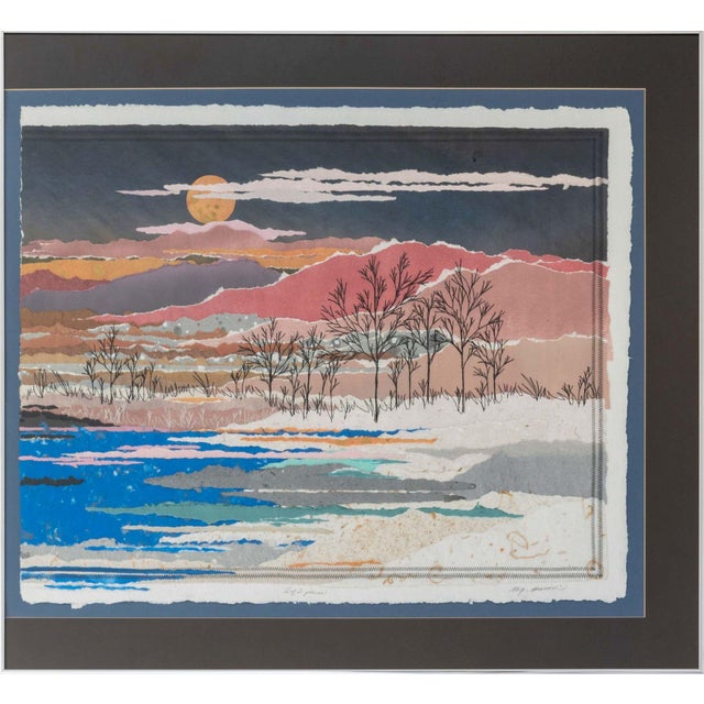 m.p. Marion "Landmarkings Diptych" Mixed Media For Sale - Image 13 of 18