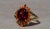 1980s The Langley: Ladies 14K Oval Garnet Halo Ring For Sale - Image 5 of 11