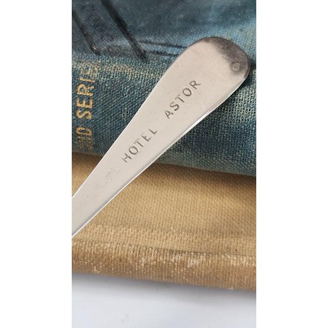 Vintage Hotel Astor New York Silverplate Teaspoon – Historic Restaurant Ware For Sale - Image 13 of 13