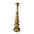 Floor Pricket Candlestick 22" Tall Brass 1960s Era Sculptural, Ornate Mid-Century Modern For Sale