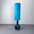 Blue Ceramic Floor Lamp from Bay Keramik with Blue Silk Shade, West Germany, 1960s For Sale - Image 9 of 15