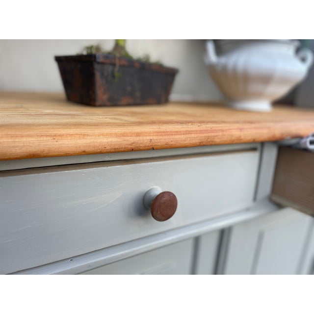 Antique Kitchen Buffet in Fir, 1890s For Sale - Image 5 of 18