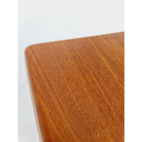 Brown Danish Teak Coffee / Side Table by Niels Bach for Randers Möbel, 1960s For Sale - Image 8 of 10