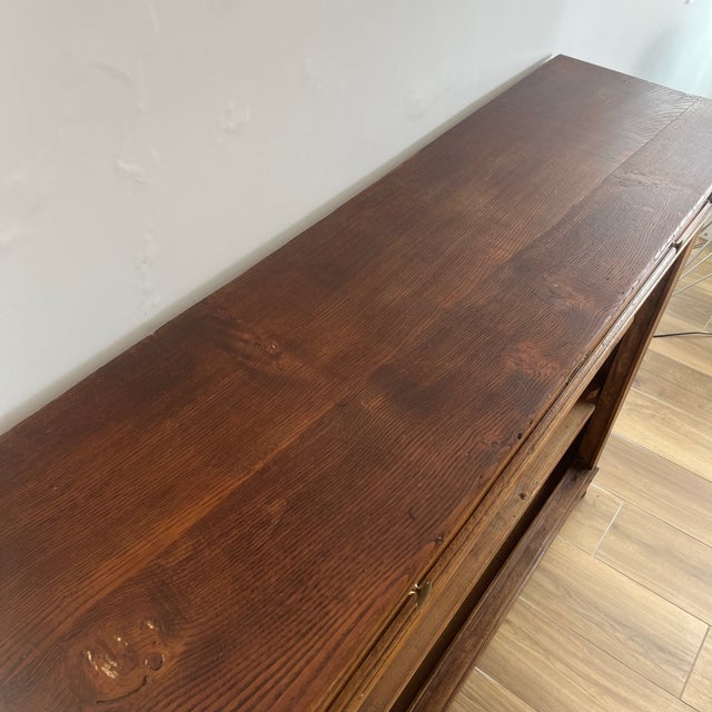 Open Oak Sideboard, 1930s-1950s For Sale - Image 13 of 18