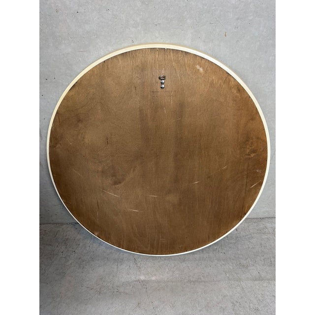 Vintage Round Mirror in Glass, 1970s For Sale - Image 6 of 7