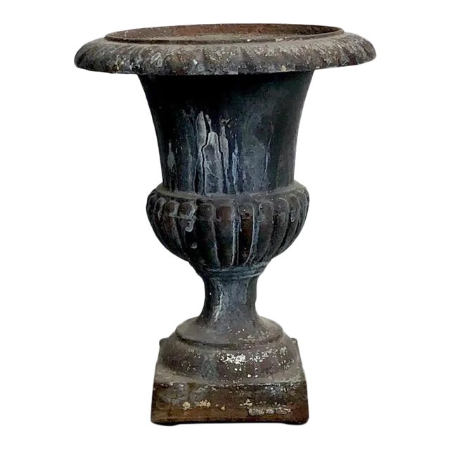 Vintage Iron Urn For Sale