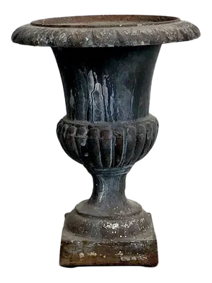 Vintage Iron Urn