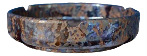 Enamelled Sandstone Ashtray, 1970s