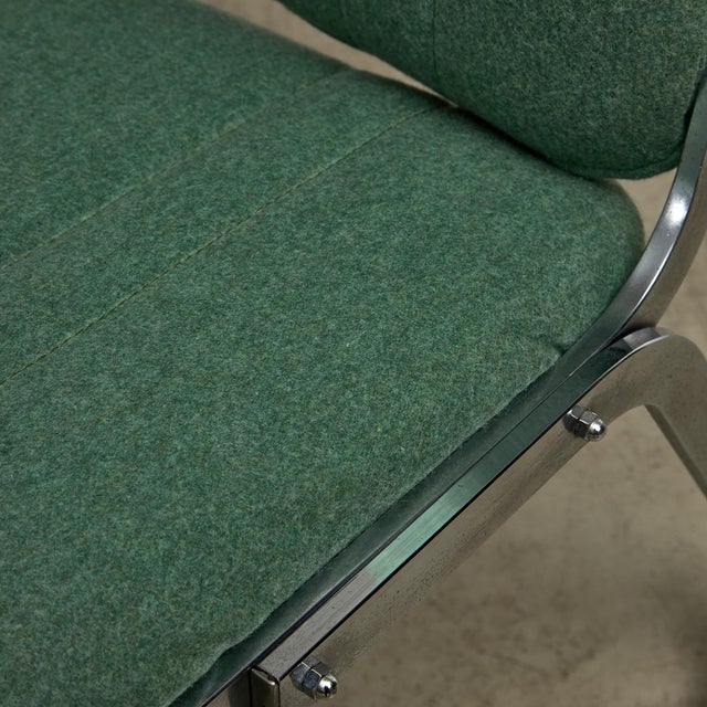 Green Mint Green Chrome Chair, 1970s For Sale - Image 8 of 16