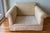 1990s Comfy Vintage Easy Chair and a Half - Reupholstered in a Soft Yellow Chinoiserie Fabric For Sale - Image 10 of 12