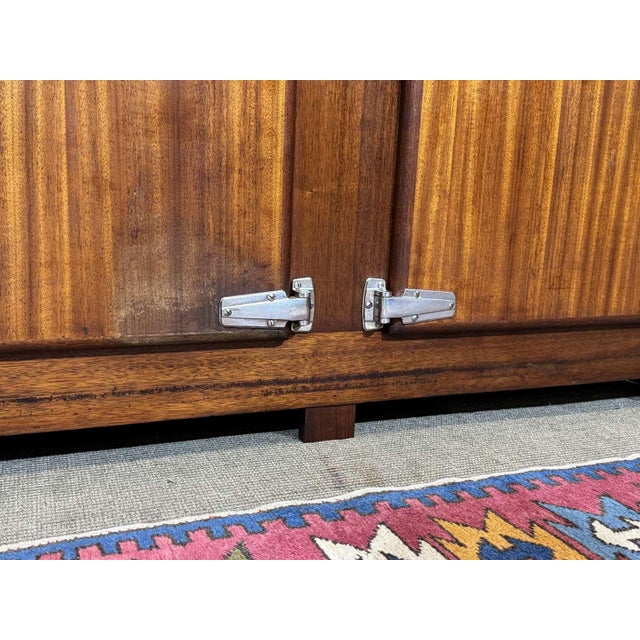 Wood Mahogany Bistro Cabinet with Formica Top, 1950s For Sale - Image 7 of 18