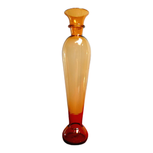 Blenko 9732l. Topaz Floor Vase