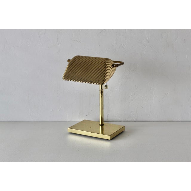 1980s Vintage George Kovacs Brass Bankers Piano Desk Lamp For Sale - Image 5 of 18