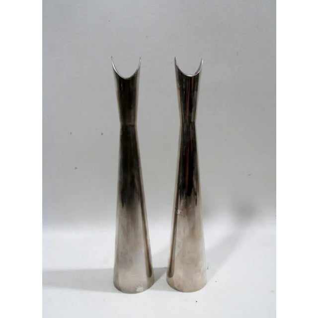 1950s Christofle France Cardinal Vases Lino Sabattini - a Pair For Sale In Denver - Image 6 of 6