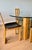 1980s Vintage Italian Glass Table With a Set of 4 Wood and Brown Leather Chairs in the Style of Pietro Costantini For Sale - Image 18 of 18