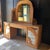 Vintage Bamboo Dressing Table with Bamboo Framed Mirror For Sale - Image 16 of 16