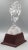 This impressive figure of a golfer made of the finest crystal glass, made by the renowned Sevres manufacturer in France,...