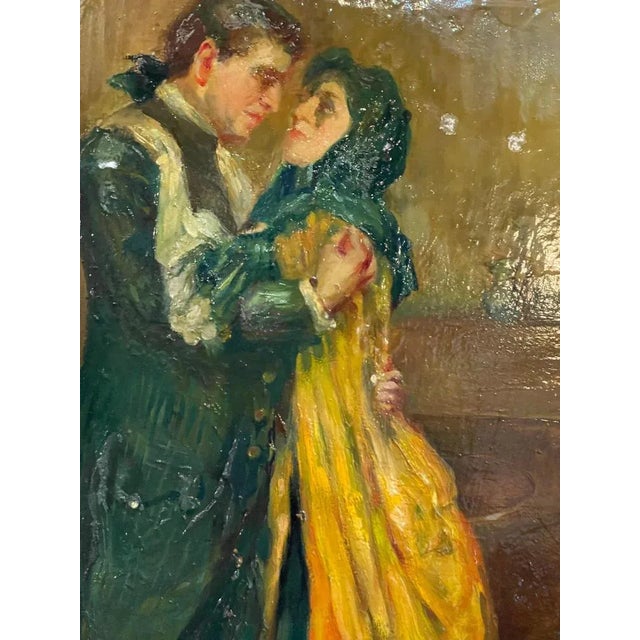 The Candle Holder, 18th Century, Oil Painting on Panel, Framed For Sale - Image 5 of 9