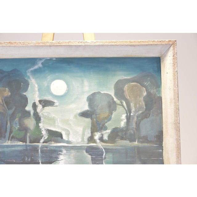 Oil Painting, Indochina, Bruno Bernitz, 1948 For Sale - Image 7 of 13
