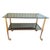 Vintage Hollywood Regency Brass and Smoked Glass Bar Cart on Castors, 1960 For Sale - Image 6 of 6