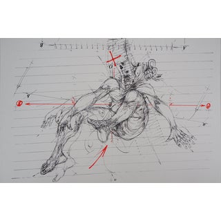 Vladimir Velickovic, Mouvement cosmique, Screen Print For Sale