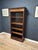 Stylish open bookcase in mahogany with inlay. Adjustable shelves. Not an antique bookcase.
