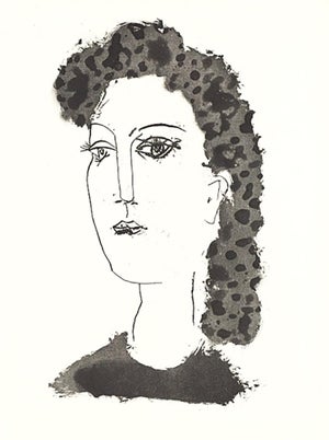 1985 Picasso Heliogravure 18 Head of a Woman Reproduction