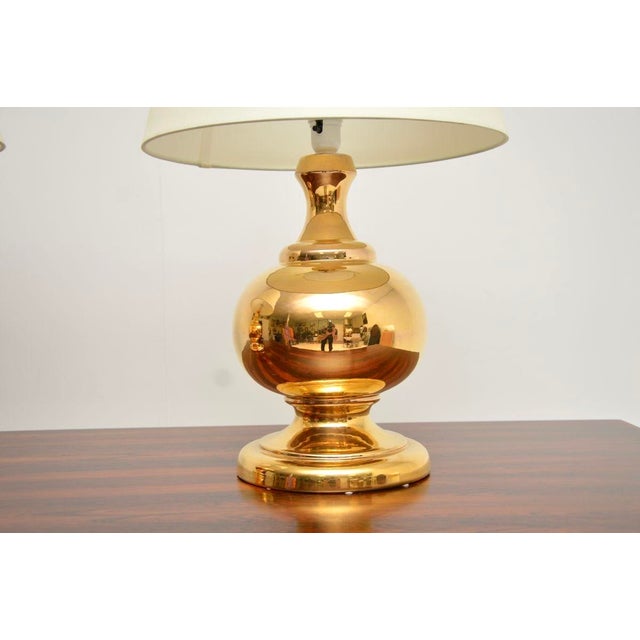 Vintage Italian Ceramic Table Lamps, 1960, Set of 2 For Sale - Image 6 of 11