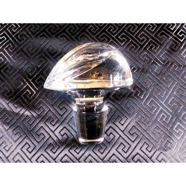 Transparent 1920s Cut Crystal Decanter For Sale - Image 8 of 8