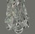 Contemporary Hand Blown Italy Art Glass Clear Christmas Tree 12'' High For Sale - Image 3 of 10