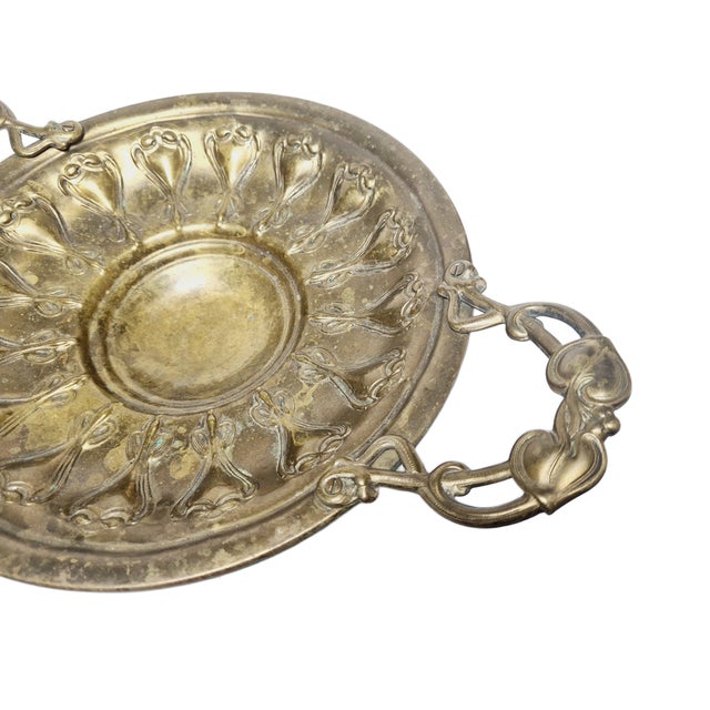 Art Nouveau Fruit Bowl on Stand, Sweden, 1900s, in Very Good conditions. Designed 1890 to 1919