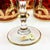 Vintage Italian Ruby Red Crystal Wine Goblets with 24k Gold Neoclassical Garlands by Interglass, 1980s, Set of 6 For Sale - Image 17 of 18