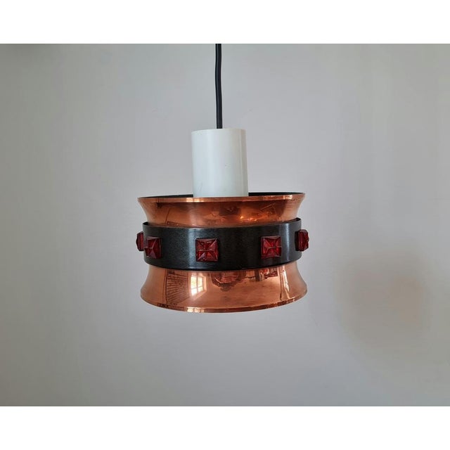 Very nice style of lighting. Rare type. Wear consistent with age and use. This piece is attributed to the mentioned...