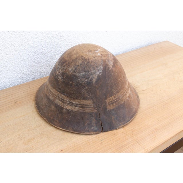 Brown Antique Oromo Wooden Milk Bowl For Sale - Image 8 of 10