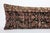 Navy Blue Authentic Tribal Rug Pillow - Distressed Lumbar Pillow Cushion Cover -16'' X 42'' For Sale - Image 8 of 10