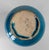 20th Century Japanese Electric Blue Turquoise Kangxi Style Bottle Vase For Sale - Image 12 of 16
