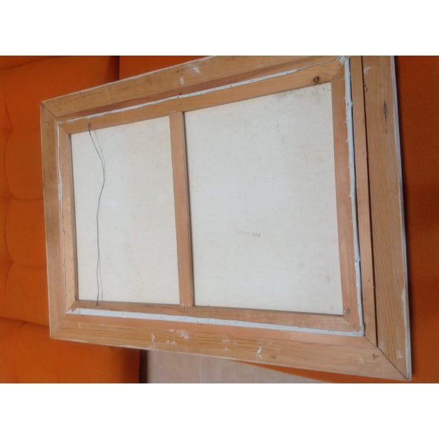 Mid Century Modern Painting by Rossini For Sale - Image 4 of 6