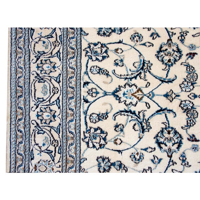 Mid 20th Century Mid 20th Century Persian Kashan Rug For Sale - Image 5 of 15