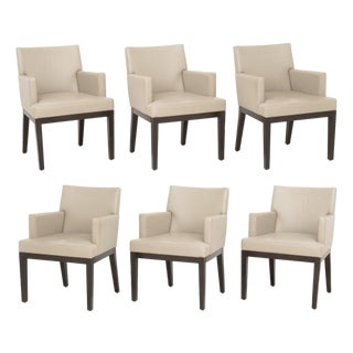 Christian Liaigre Style Dining Chairs, 6 For Sale